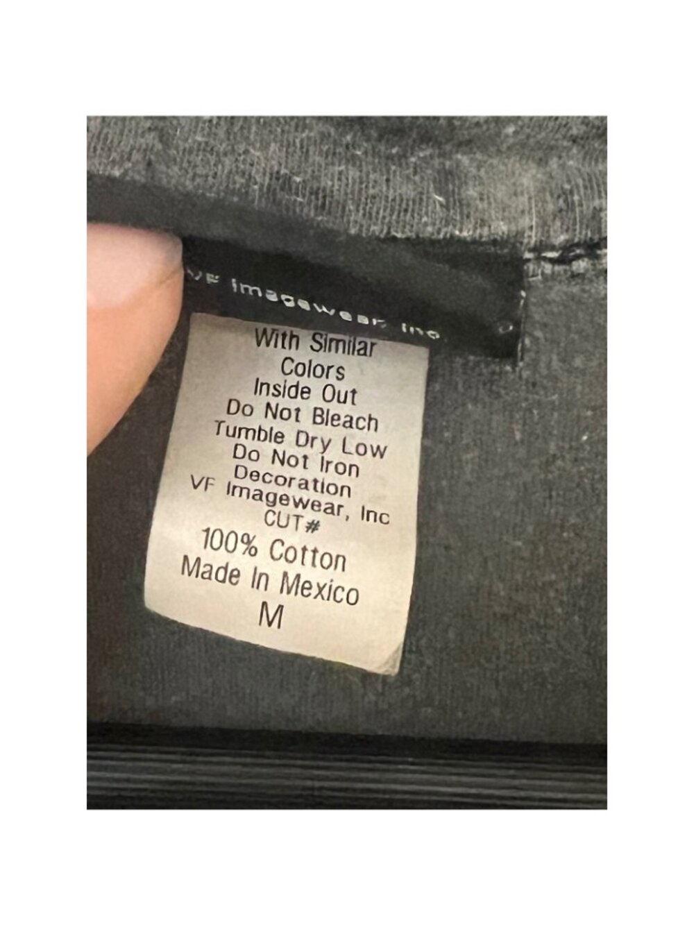 Harley-Davidson Mens Ride Hard Or Stay Home Polo Shirt Faded Black Vintage M.  U - Picture 4 of 5